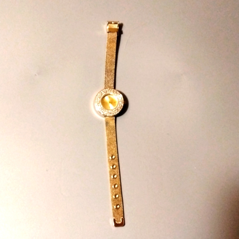 A gold watch